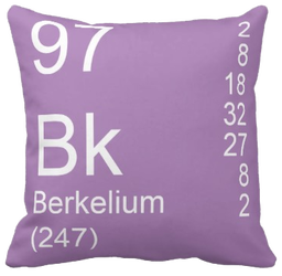 Lilac Berkelium Element Pillow