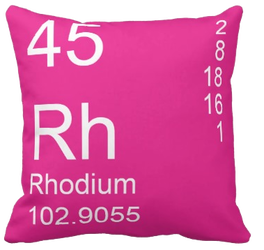 Pink Rhodium Element Pillow