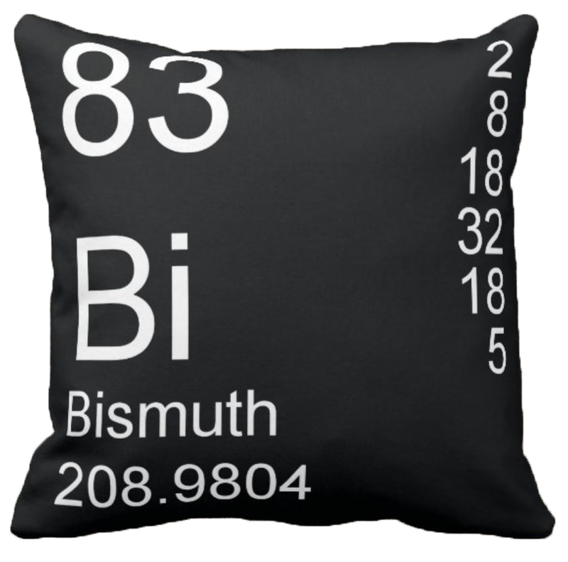 Black Bismuth Element Pillow