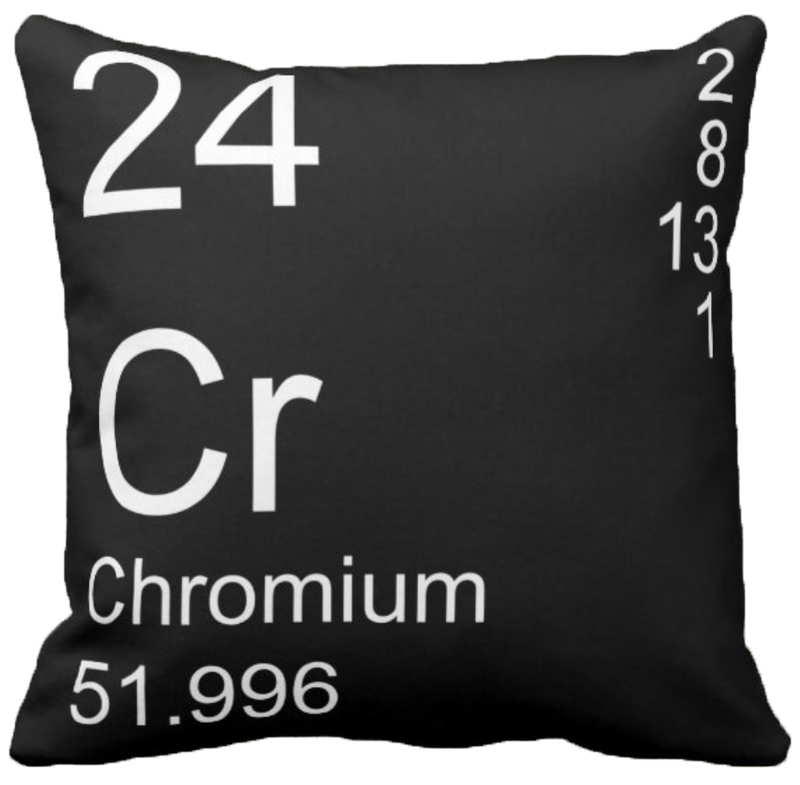Black Chromium Element Pillow