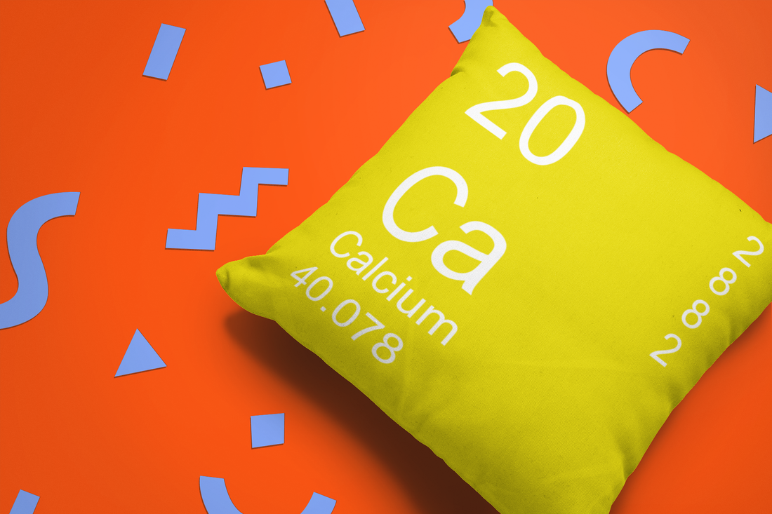 Yellow Calcium Element Pillow with Party Background 