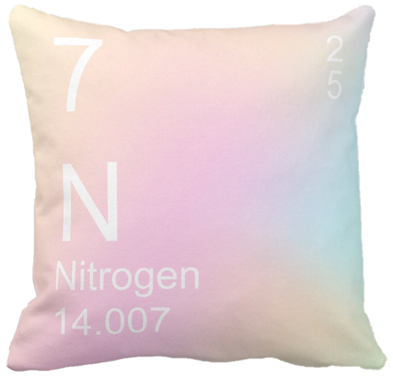 Cotton Candy Nitrogen Element Pillow