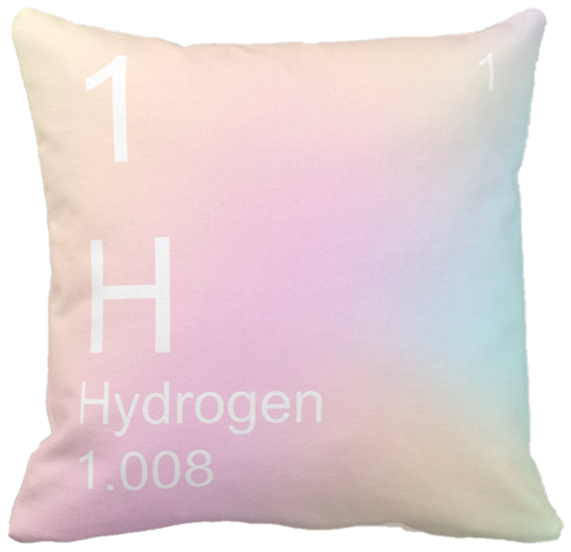 Cotton Candy Hydrogen Element Pillow