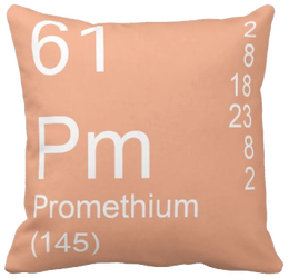 Peach Promethium Element Pillow