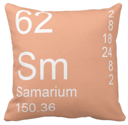 Peach Samarium Element Pillow