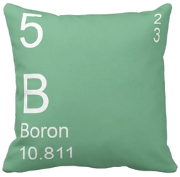 Sage Green Boron Element Pillow