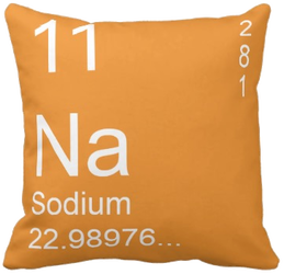 Orange Sodium Element Pillow