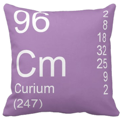 Lilac Curium Element Pillow