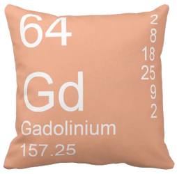 Peach Gadolinium Element Pillow