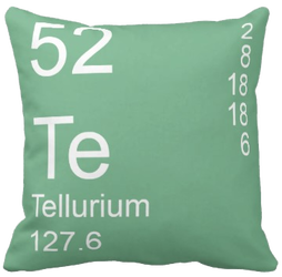 Light Green Tellurium Element Pillow