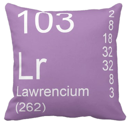Lilac Lawrencium Element Pillow