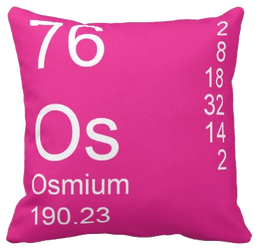 Pink Osmium Element Pillow