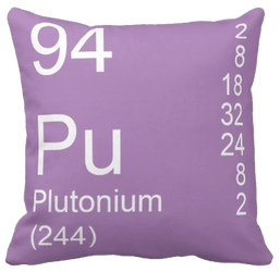 Lilac Plutonium Element Pillow