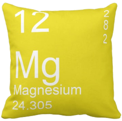 Yellow Magnesium Element Pillow