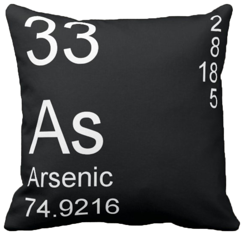 Black Arsenic Element Pillow 