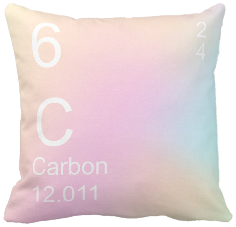 Cotton Candy Carbon Element Pillow