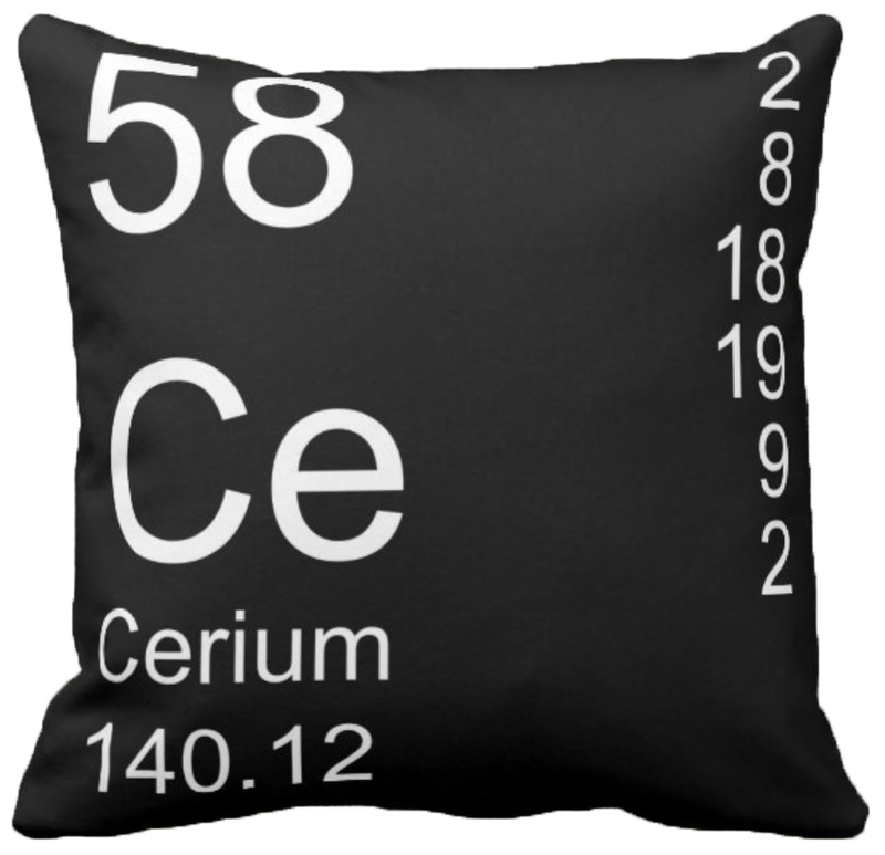 Black Cerium Element Pillow