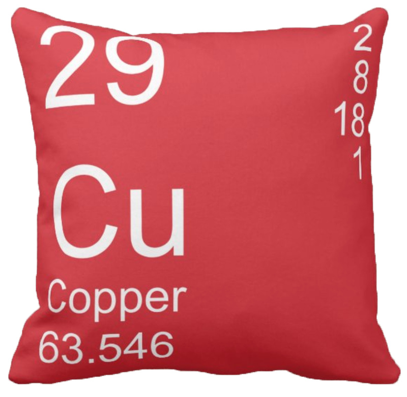 Red Copper Element Pillow