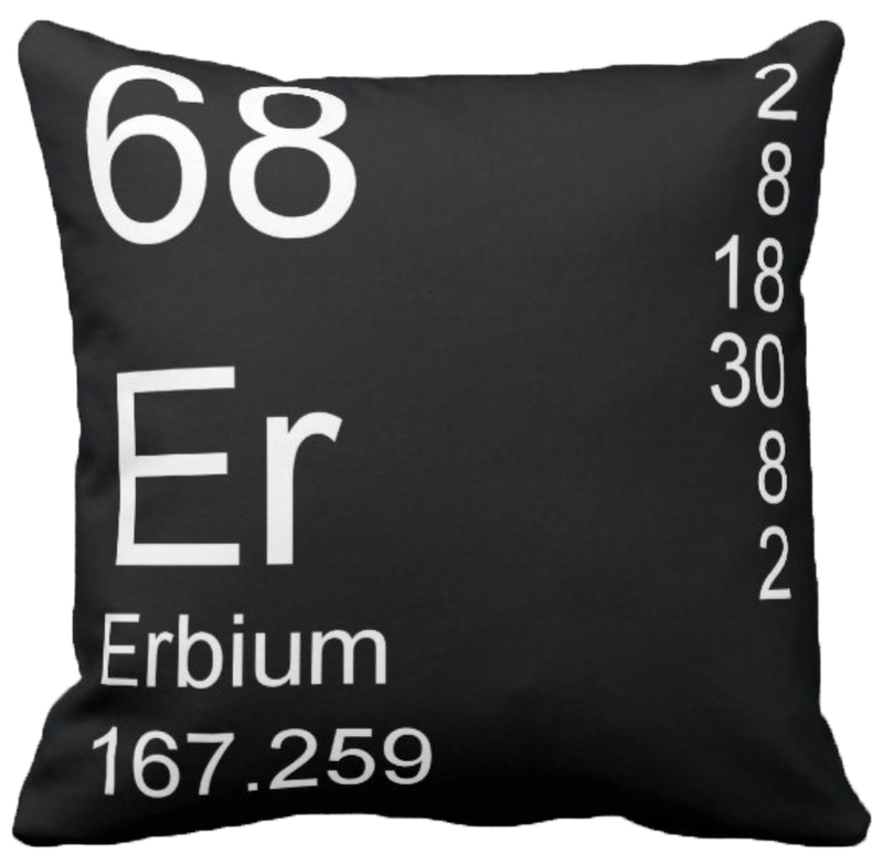 Black Erbium Element Pillow