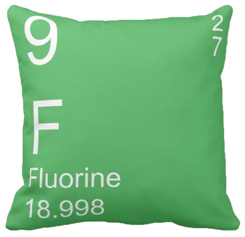 Green Fluorine Element Pillow