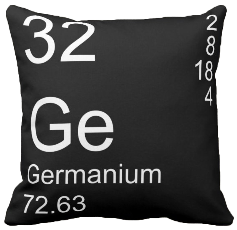 Black Germanium Element Pillow