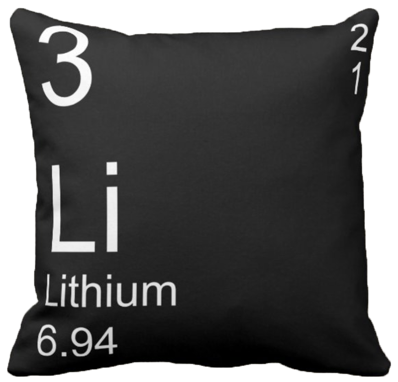 Black Lithium Element Pillow