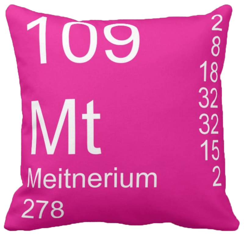 Pink Meitnerium Element Pillow