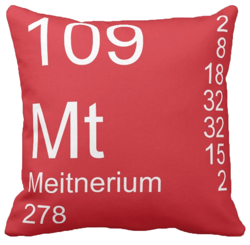 Red Meitnerium Element Pillow