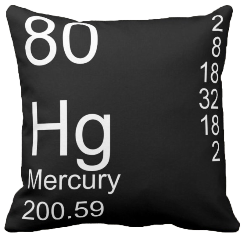 Black Mercury Element Pillow