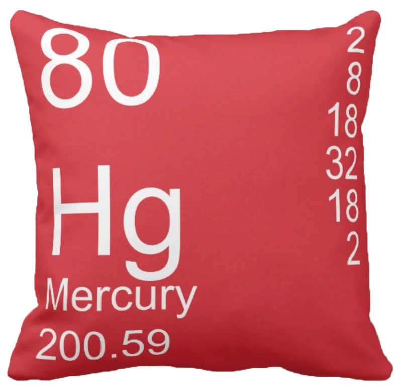 Red Mercury Element Pillow