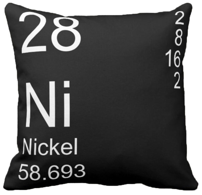 Black Nickel Element Pillow