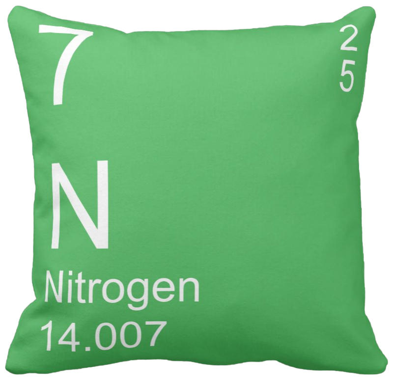Green Nitrogen Element Pillow