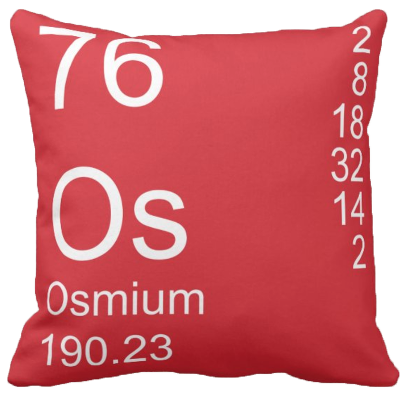 Red Osmium Element Pillow