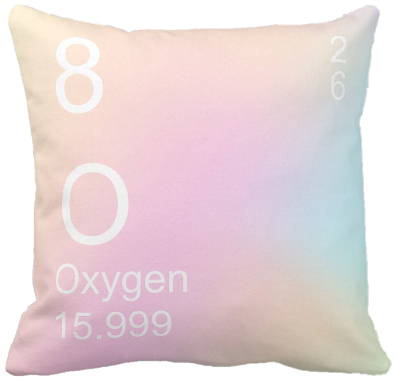 Cotton Candy Oxygen Element Pillow