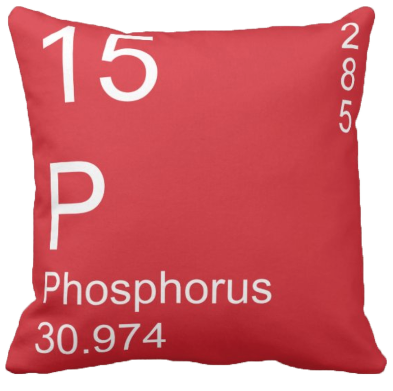 Red Phosphorus Element Pillow