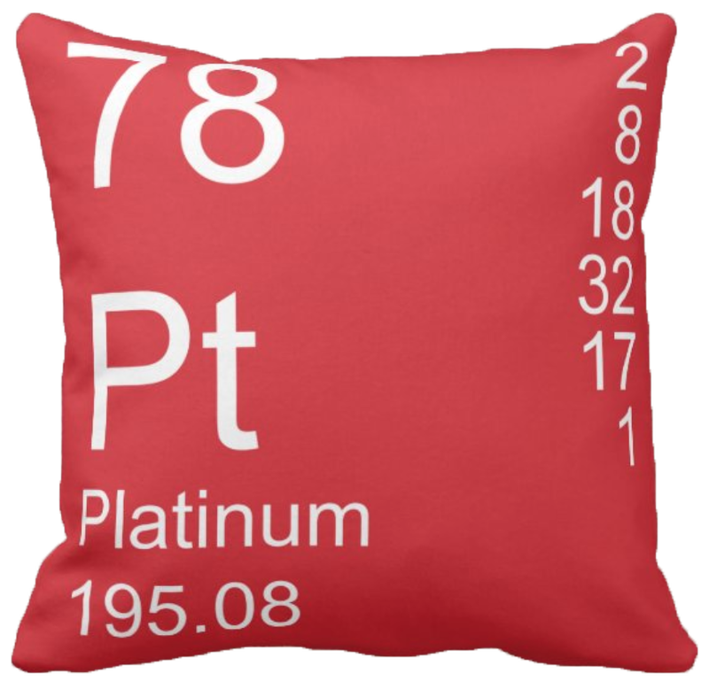 Red Platinum Element Pillow