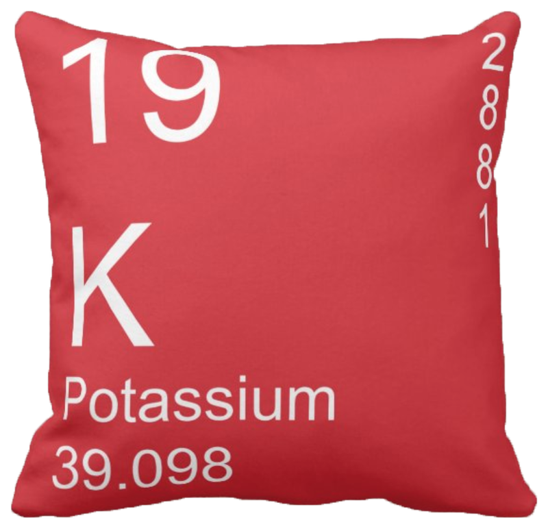 Red Potassium Element Pillow