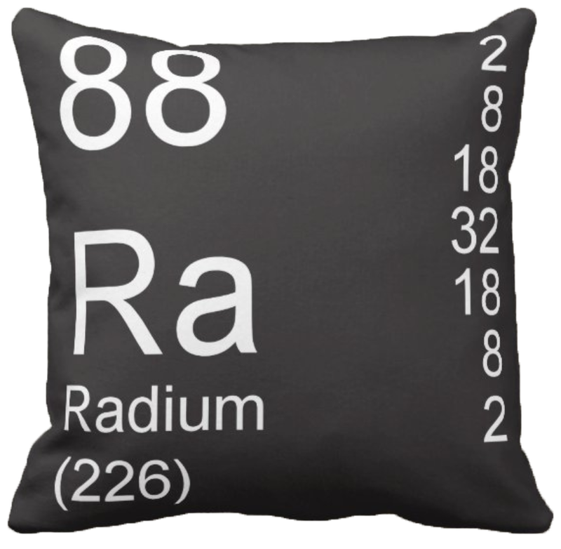 Black Radium Element Pillow