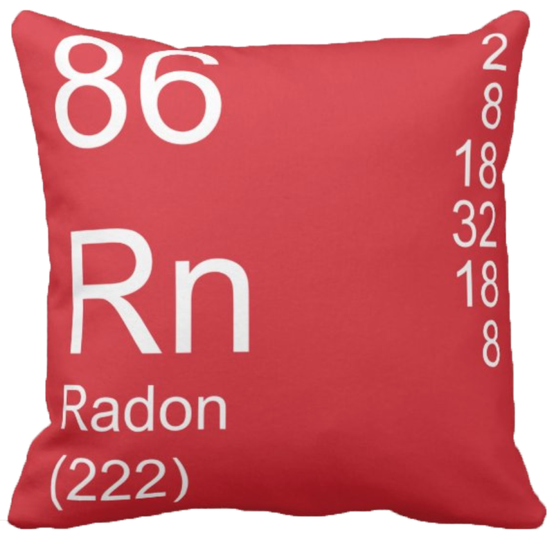 Red Radon Element Pillow