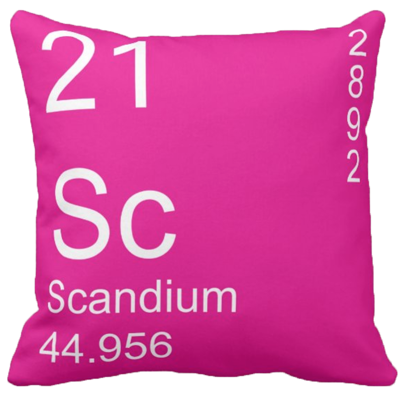 Pink Scandium Element Pillow