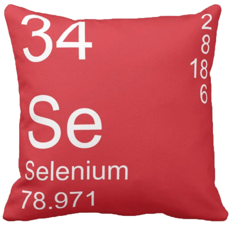 Red Selenium Element Pillow