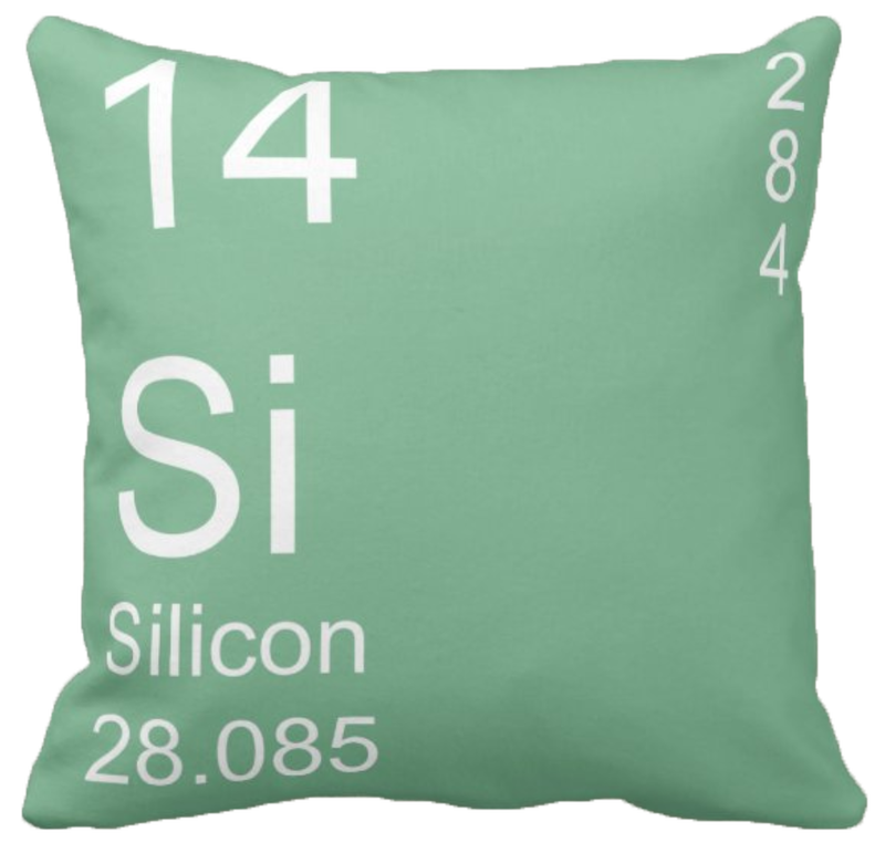 Sage Green Silicon Element Pillow