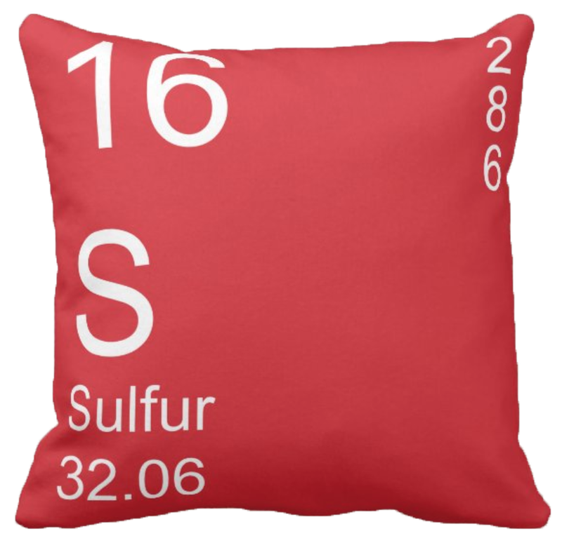 Red Sulfur Element Pillow