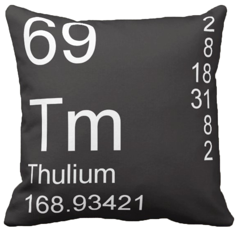Black Thulium Element Pillow