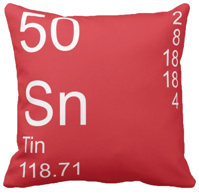 Red Tin Element Pillow
